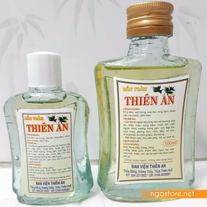 phân biệt dầu tràm thiên an