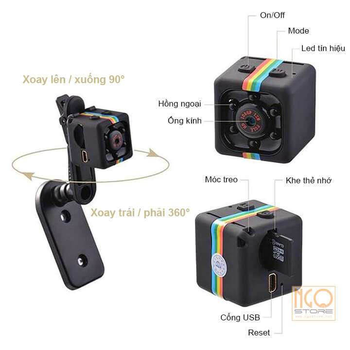 camera mini siêu nhỏ sq11