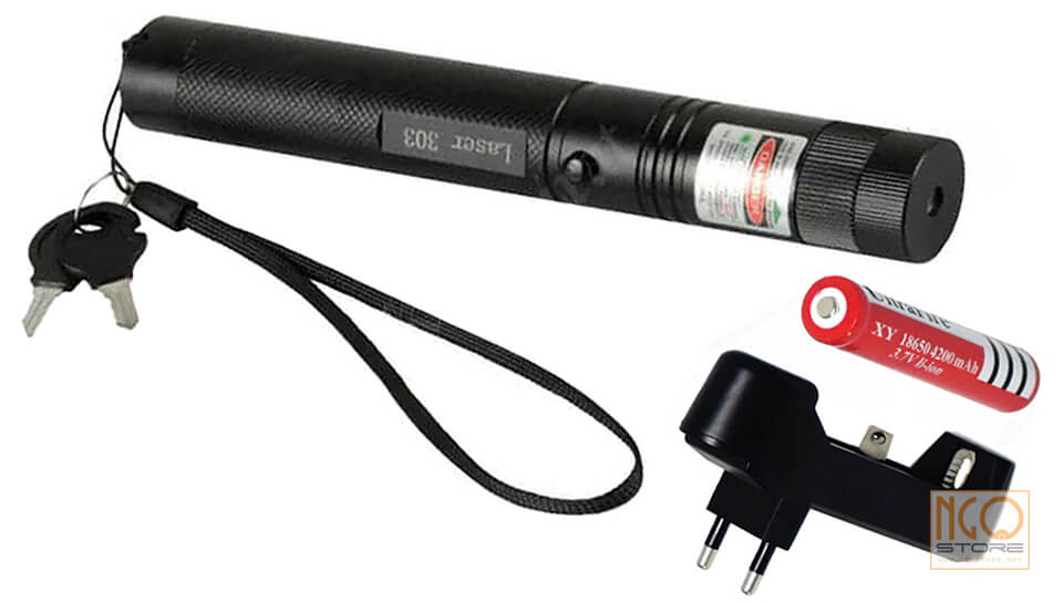 đèn pin laser bút laser trình chiếu 303