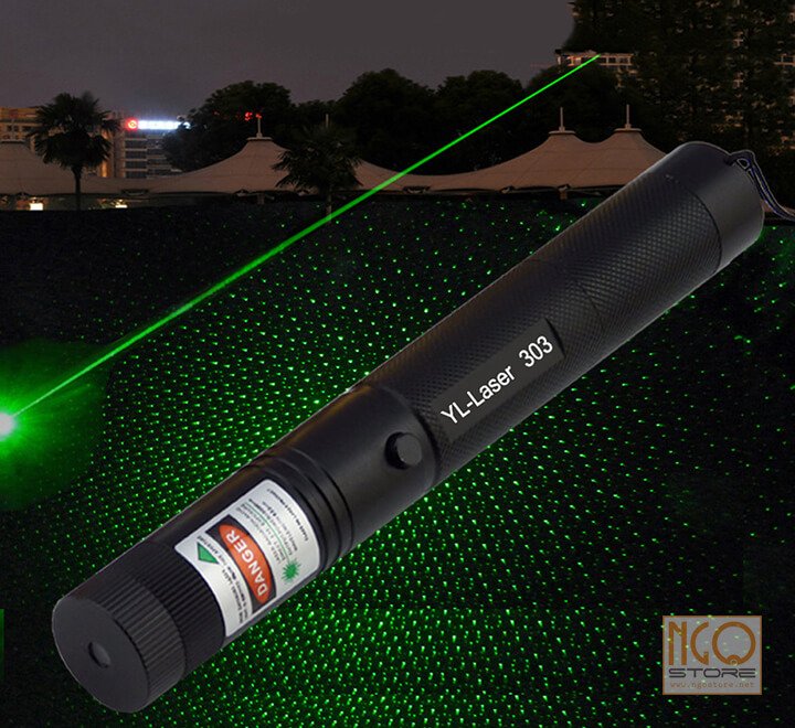 đèn pin laser bút laser trình chiếu 303