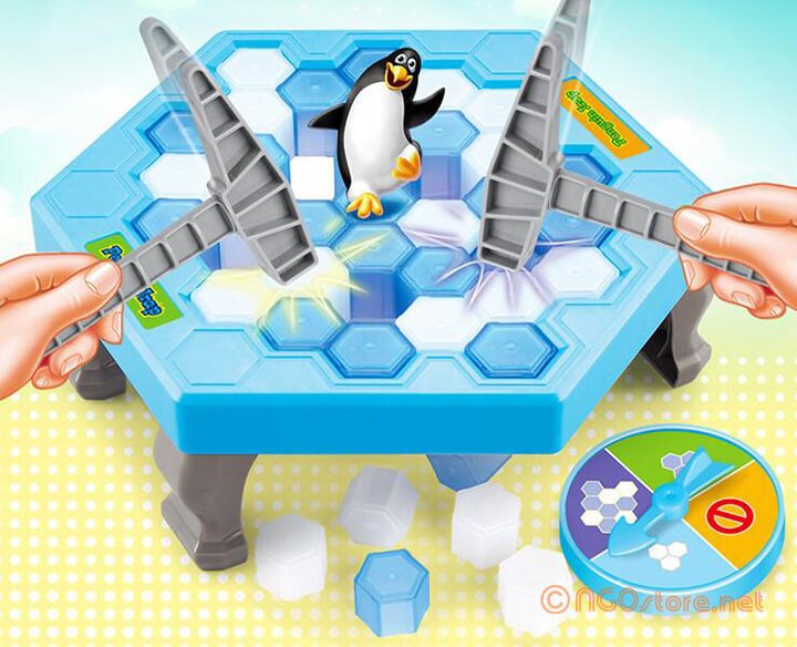 đồ chơi bẫy chim cánh cụt phá băng
