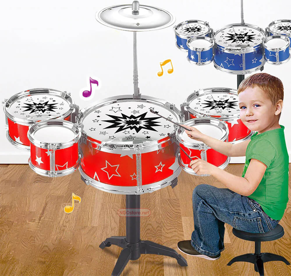 bộ trống jazz drum đồ chơi cho bé