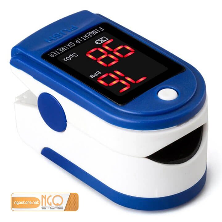 máy đo nồng độ oxy trong máu và nhịp tim kẹp ngón tay lk87