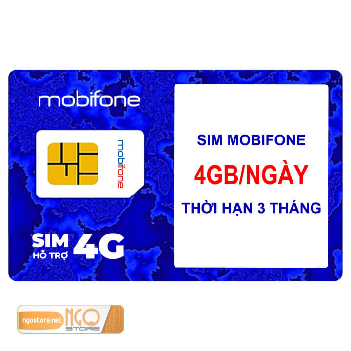 sim 4g mobifone 4gb ngày thời hạn 3 tháng data siêu khủng